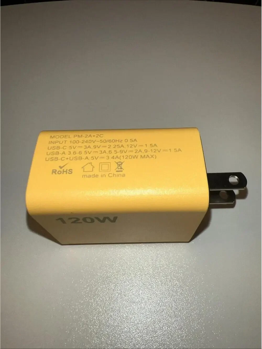 120W Fast Charging USB Type C Wall Charger For Samsung iPhone Android Phone